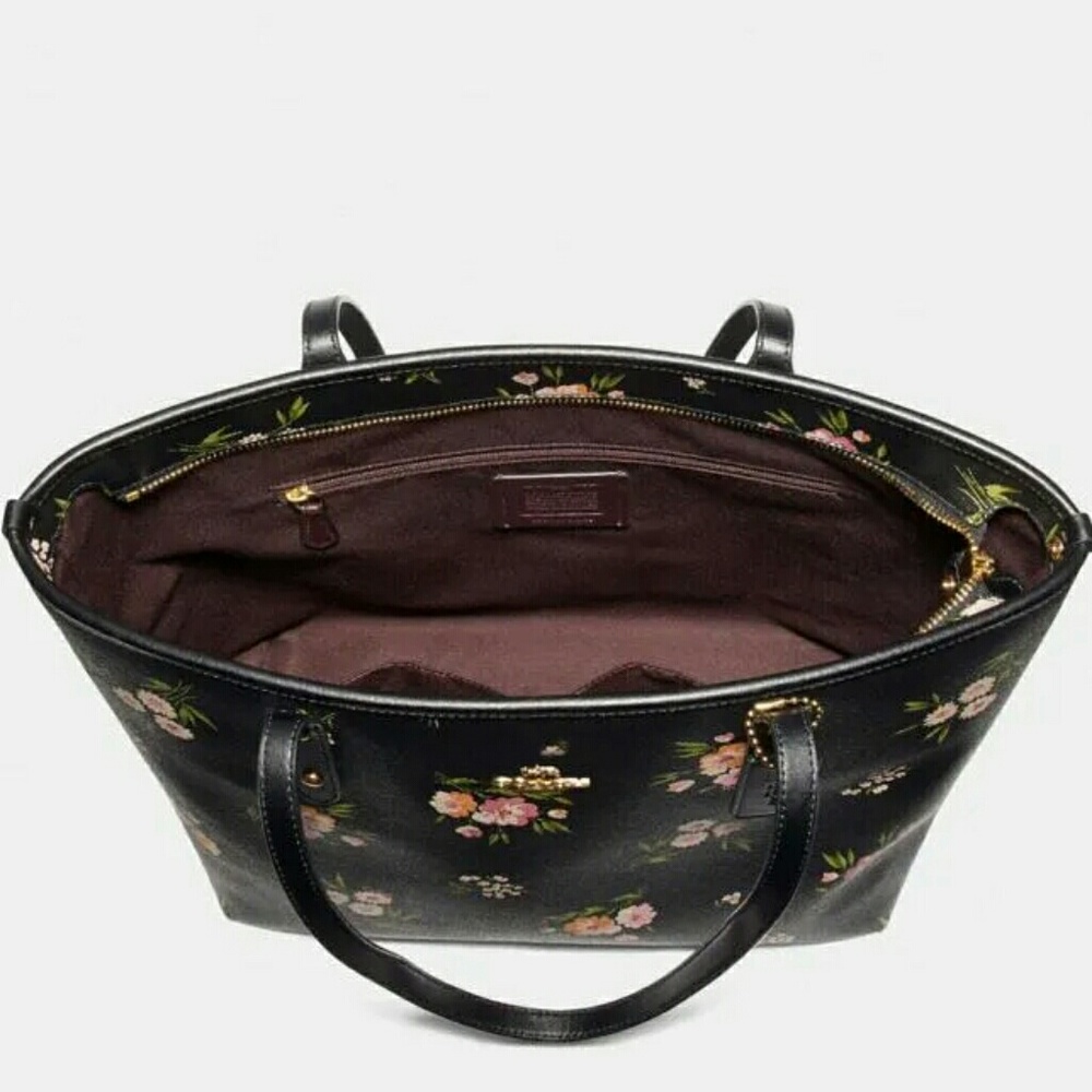 NEW●AUTHENTIC COACH BAG & WALLET SET●DAISY PRINT🌷 - Picture 8 of 8